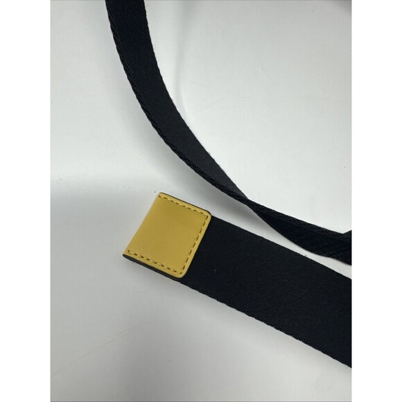 MICHAEL KORS Cooper Graphic Logo Sling Pack Yellow Brown NICE - Picture 11 of 12